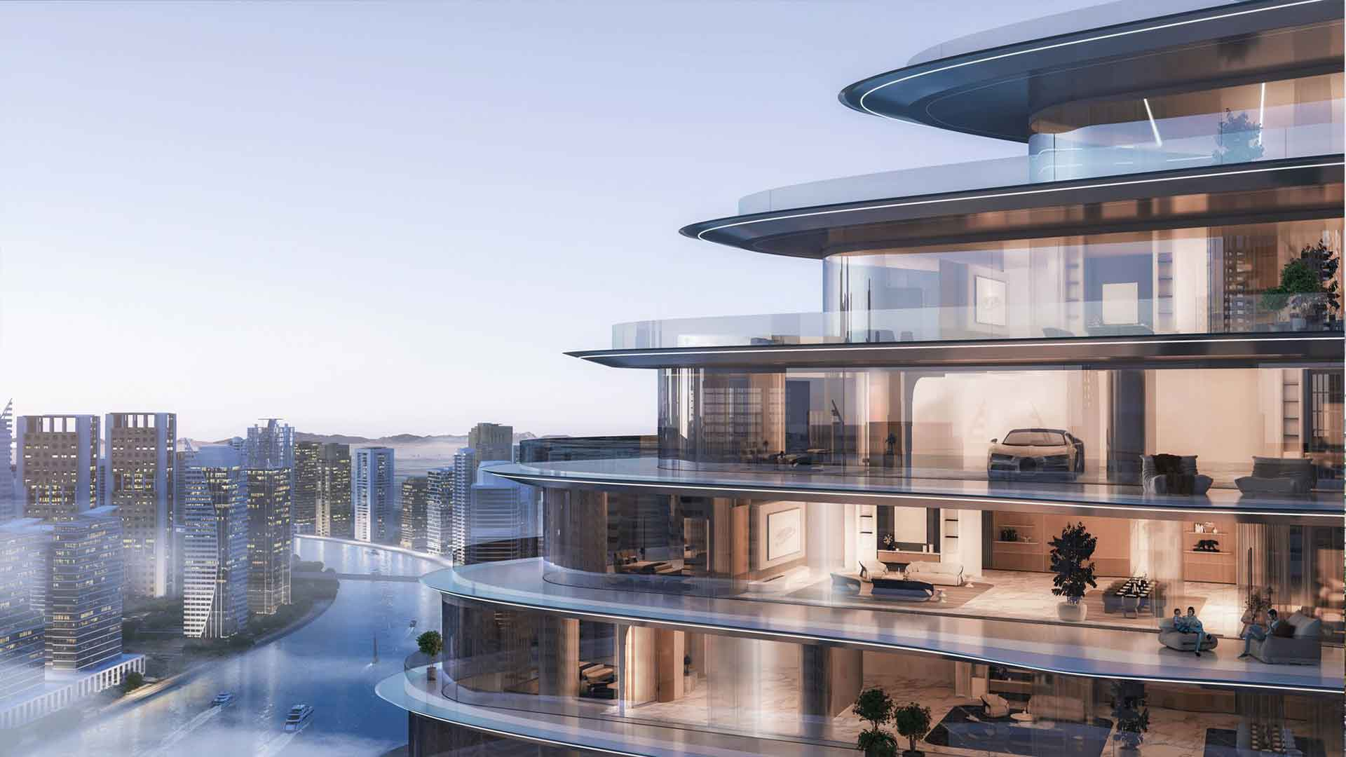 Bugatti Residences where penthouses in Dubai are available for sale